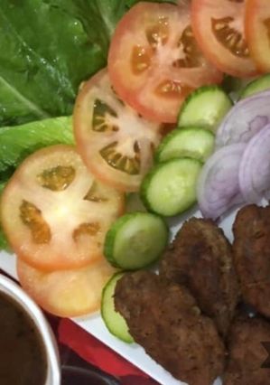 A picture of Turkish kabab.