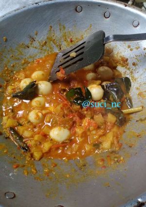 Foto resep Sambal goreng kentang telur puyuh