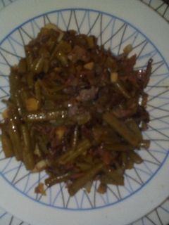 Una foto de Habichuelas salteadas con jamón