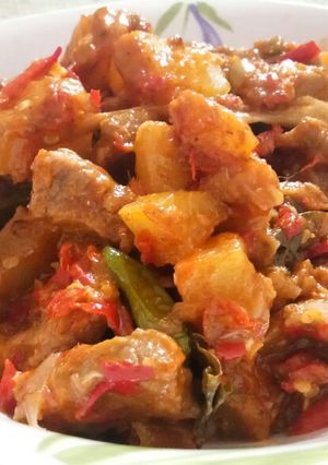 Foto resep Daging Balado Kentang