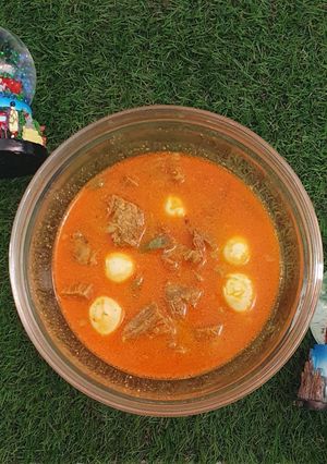 Foto resep Kare Daging Telur Puyuh Pedas