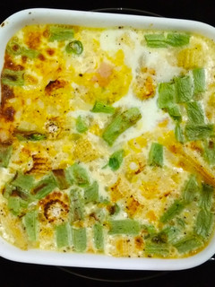 焗烤簡易白醬蔬菜飯 的食譜成品照片