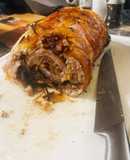 Γεμιστό χοιρινό ρολό - stuffed pork belly