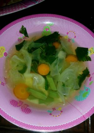 Foto resep 🍃healthy soup. Ala winda🍜