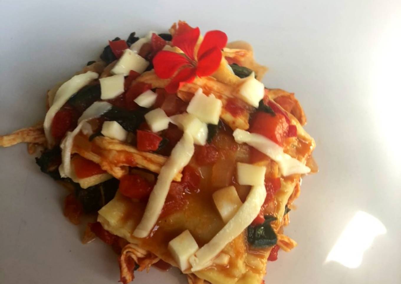 Ravioli ripeni di pollo (Ravioli con relleno de pollo)