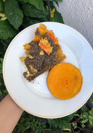Una foto de Tortilla de vegetales