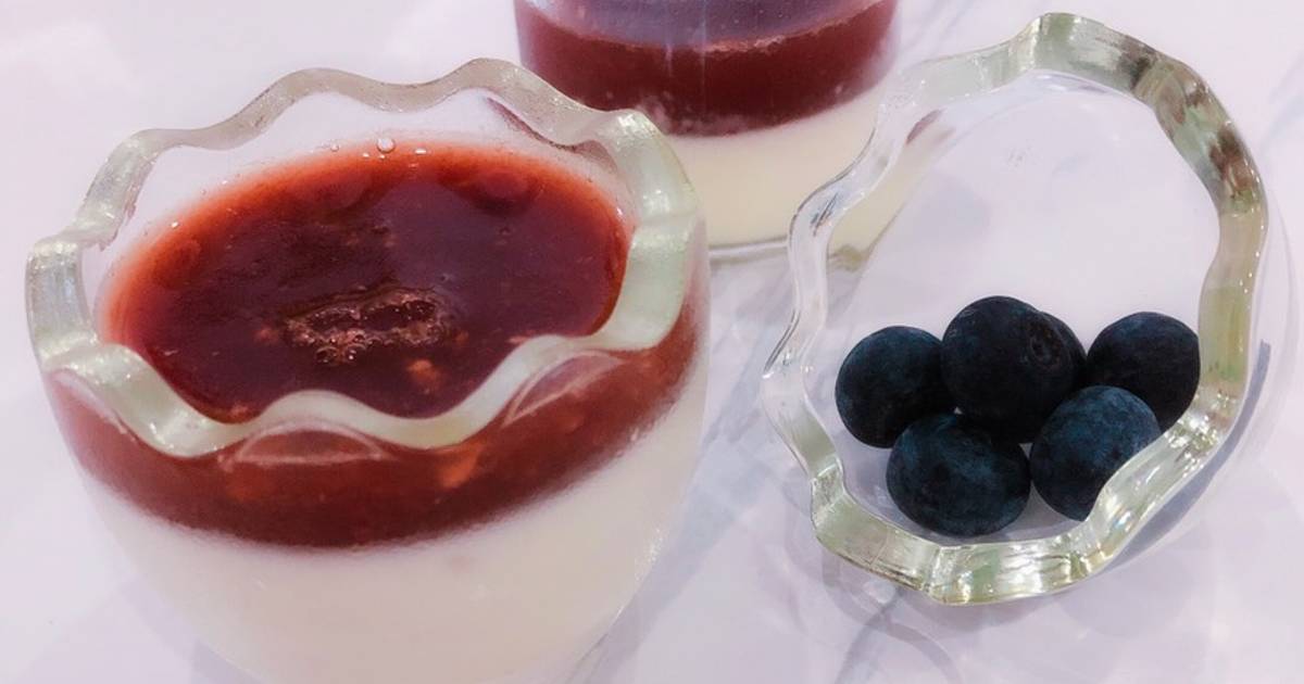 Có thể thay thế gelatin bằng chất làm đặc khác khi làm panna cotta việt quất không?