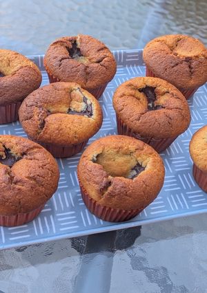 Pudinggal töltött kókuszos muffin recept fotója
