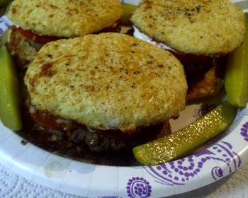 How To Making Recipe Something unique but still yummy or pepperoni burger with cauliflower bun Savory Delicious