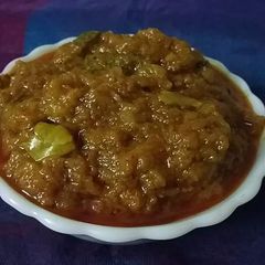 A picture of Sitafal ki khatti mithi sabji.