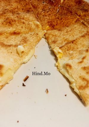 A picture of Quick Cheese Flatbread.