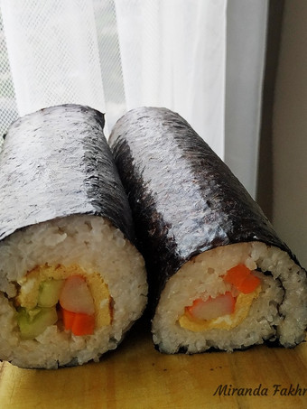 Resep Kimbap Roll 2 Varian Rasa, Sempurna