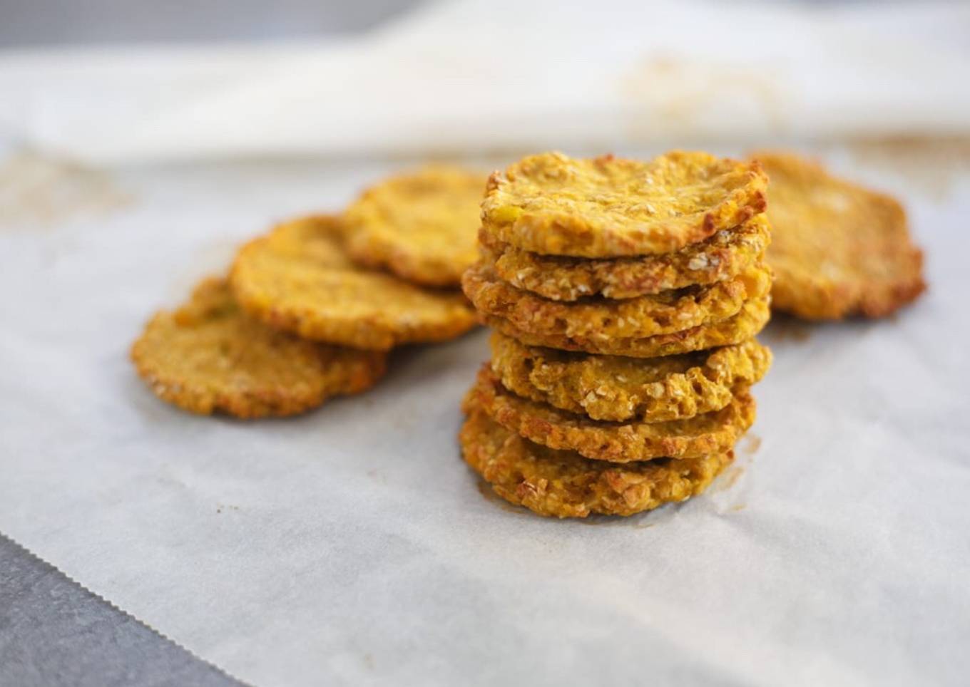 Galletas suaves de avena y calabaza asada para bebés BLW (+6 M) 👶🏼