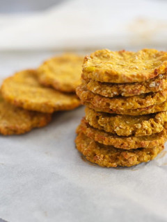 Una foto de Galletas suaves de avena y calabaza asada para bebés BLW (+6 M) 👶🏼