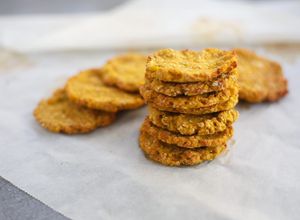 Foto principal de Galletas suaves de avena y calabaza asada para bebés BLW (+6 M) 👶🏼