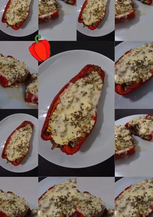 Una foto de Morrón relleno