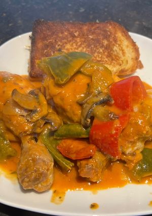 Una foto de Pollo Cacciatore (a la cazadora)