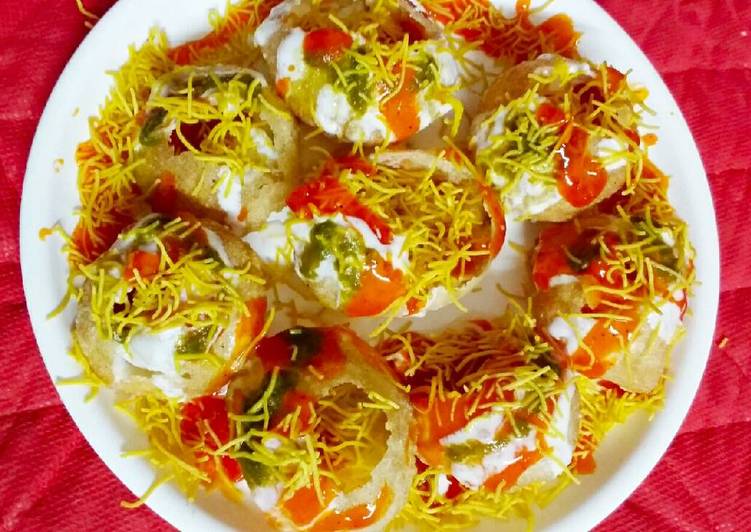 Simple Way to Make Super Quick Homemade Sev Dahi Puri Chat