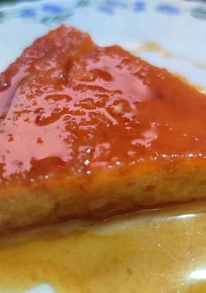 A picture of Caramel Custard Bread Pudding.