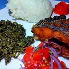 A picture of Fried fish.