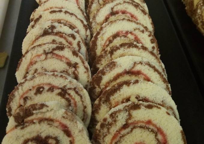 Recipe of Homemade Choco swiss roll