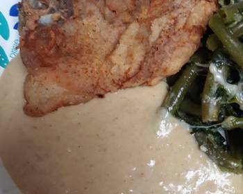 Easy Make Recipe Down to the Bone Porkchop with Flavorful Gravy Delicious Perfect