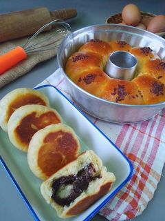 Foto resep Roti Coklat Metode Water Roux (Teflon VS Oven)