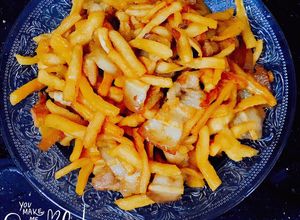 Hình của món Thịt 3 chỉ xào củ cải khô.