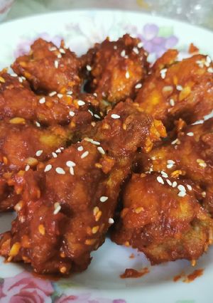 รูปของ ไก่ทอดซอสเกาหลี