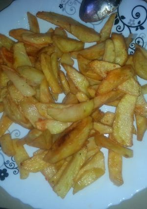 A picture of French fries.