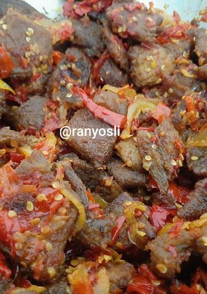 Foto resep 21. Dendeng Balado Basah