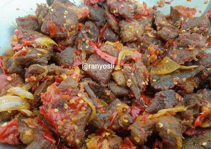 21. Dendeng Balado Basah