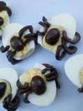 Huevos Arañas Halloween
