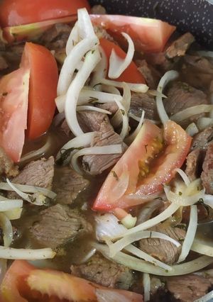 Una foto de Lomo saltado