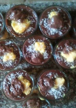 صورة لوصفة كاسترد الفانيلا والشوكولا 🍫🍮