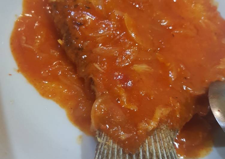 Resep Ikan Gurami saos pedas manis yang Lezat Sekali