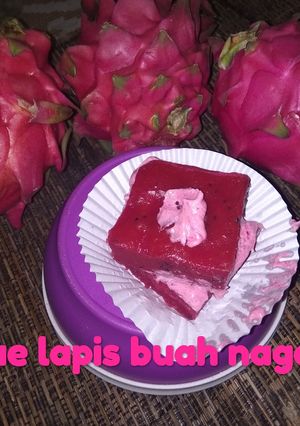 Foto resep Roti lapis buah naga