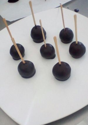 Una foto de Cake pop ideal para hacer con los peques