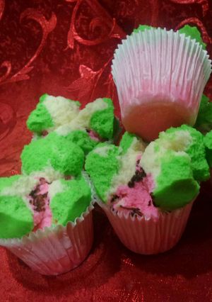Foto resep Bolu Kukus Semangka Mekar Sprite