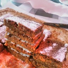 A picture of Carrot Cake (makes 1 sheet).