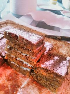 A picture of Carrot Cake (makes 1 sheet).