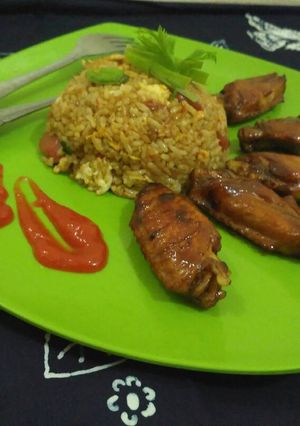 Foto resep Chicken grilled with lee kum kee sauce