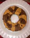 Torta Marmolada con banana y avena