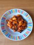 Ñoquis con tomate en airfryer