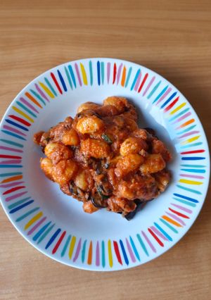 Foto principal de Ñoquis con tomate en airfryer