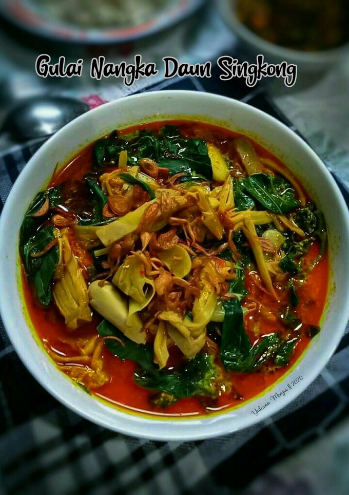 Foto resep Gulai Nangka Daun Singkong