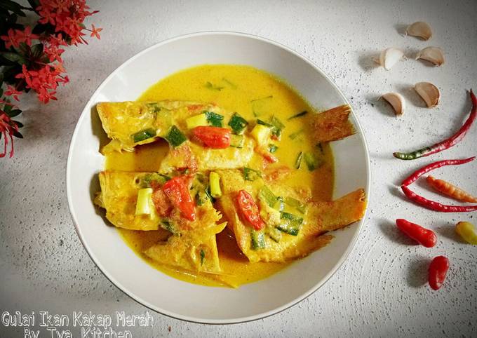 Resep Gulai Ikan Kakap Merah Oleh Tya_Kitchen - Cookpad