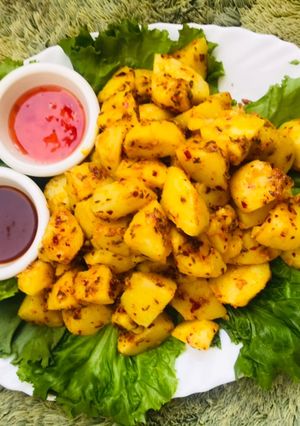 A picture of Spicy potatoes.