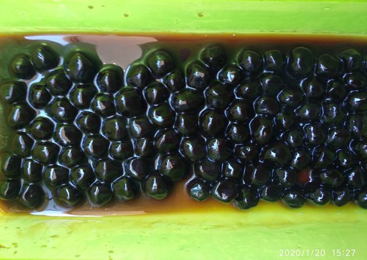 Cara termudah untuk Vegan AppetizingBoba Pearl