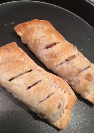 صورة لوصفة فطيرة التفاح السريعه